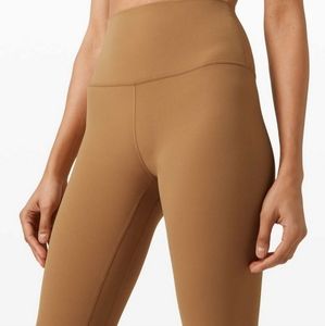 Size 4 🔥LULULEMON SADDLE BROWN 25" ALIGN PANT II